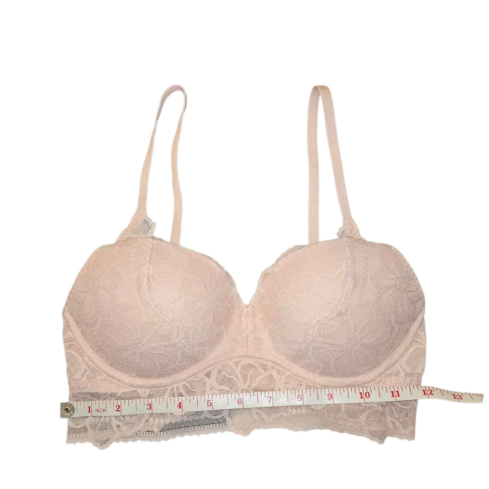 PINK Victoria's Secret Cream Lace Bra